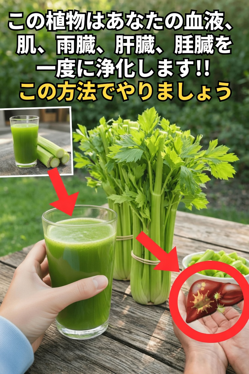 セロリジュース:より良い健康のために多くの人が試しているシンプルな毎日の習慣