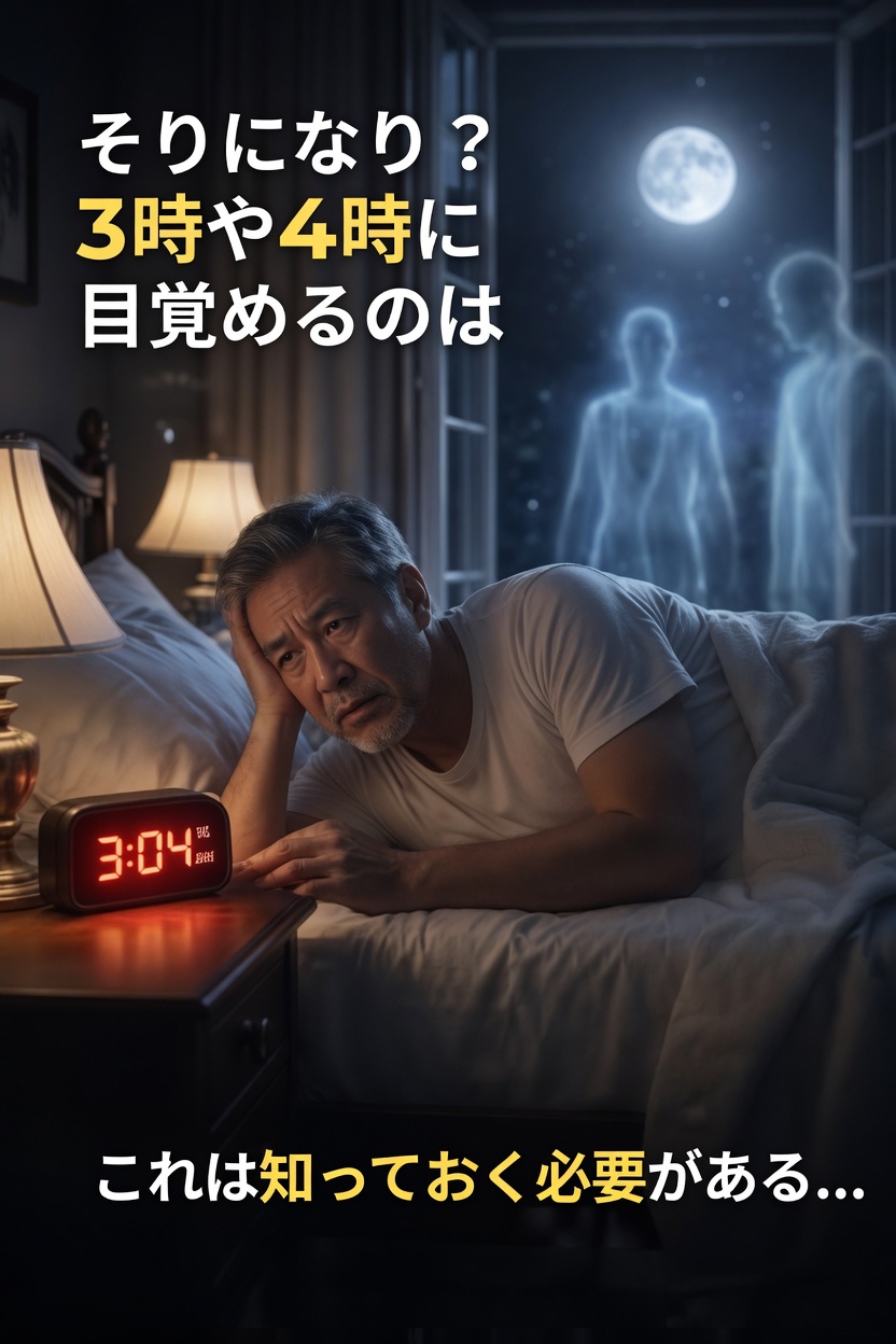 午前3時や4時に目が覚める：その意味と、よりよく眠るための簡単な習慣
