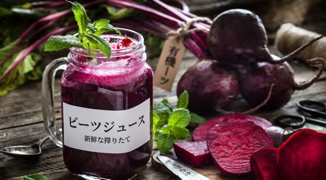 鮮やかなビーツジュースの作り方と朝の習慣に取り入れる方法