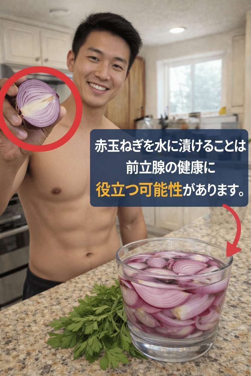 毎日の健康習慣に、赤玉ねぎを水に浸してみませんか？