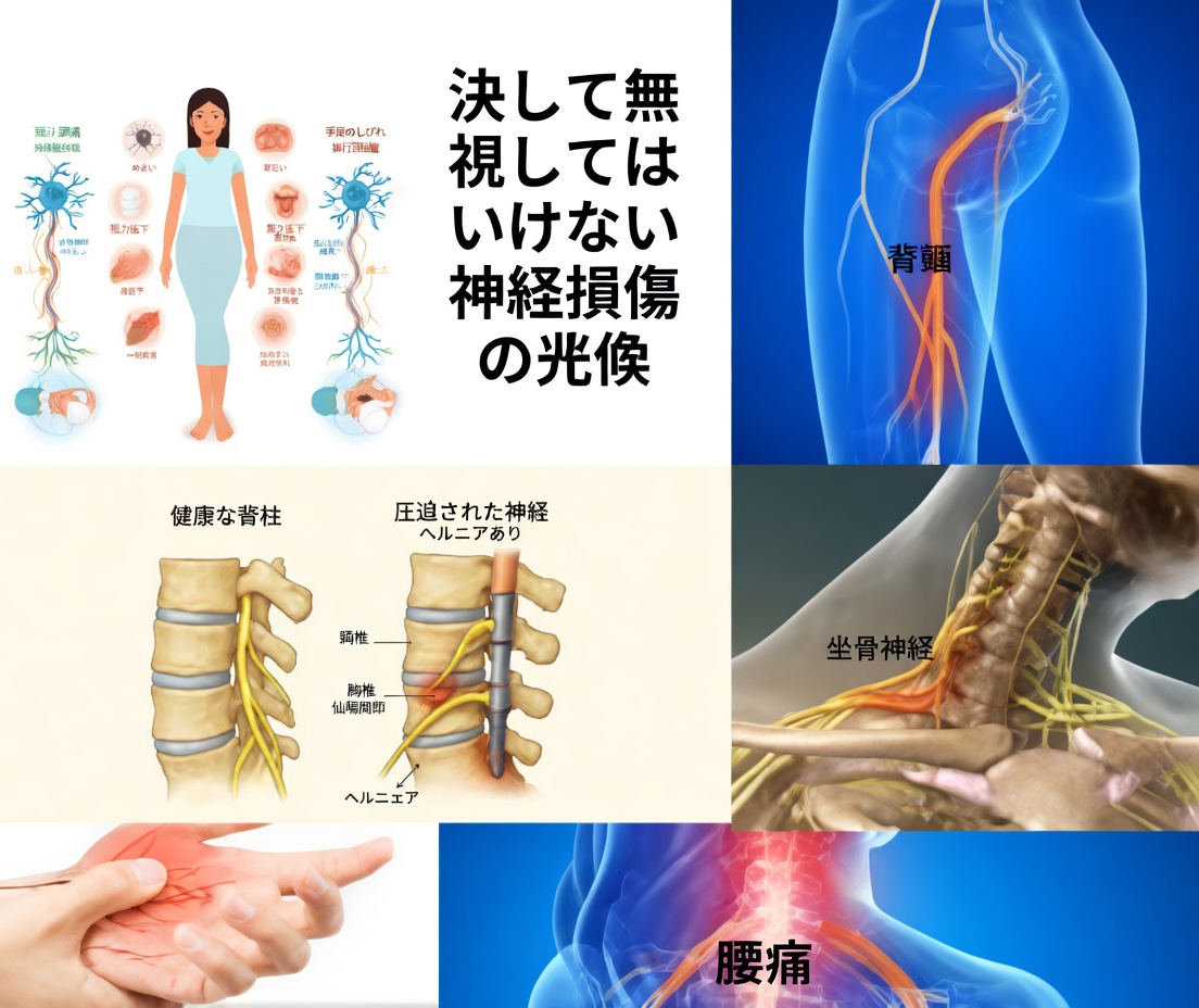 見逃してはいけない神経損傷の15の初期警告サイン