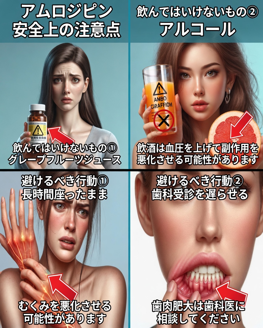 アムロジピンを服用しているなら、今年やめるべき8つの習慣――その理由とは