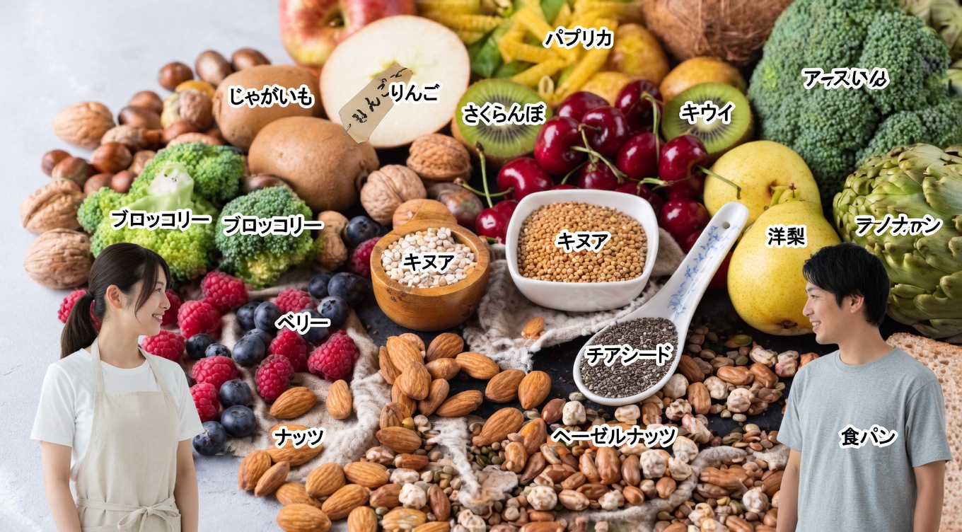 がんとの闘いで健康を支える可能性のある身近な食品