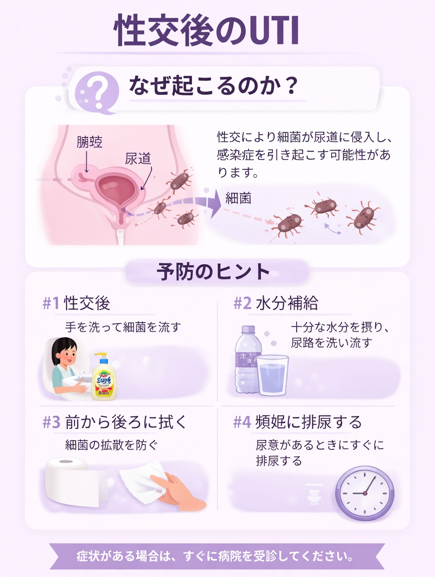 セックスの後におしっこをすることが、尿路の健康を支えるシンプルな習慣である理由