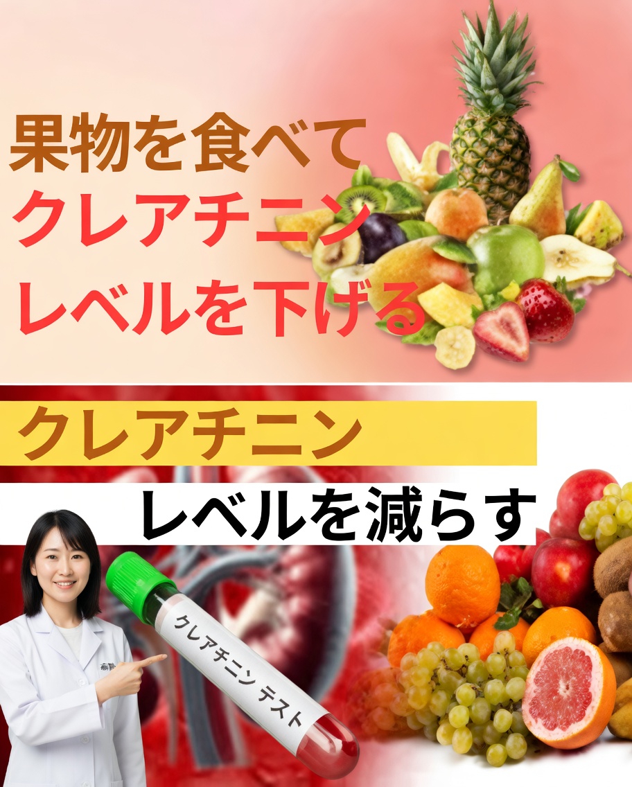 クレアチニン値が高い？腎臓の健康をサポートするために夜に食べるべき4つの果物