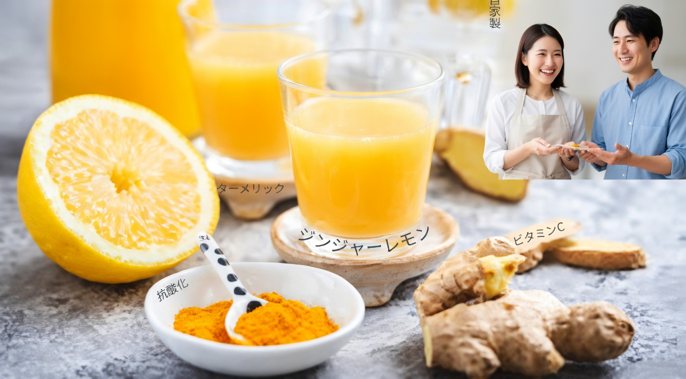 毎日の健康とエネルギーレベルをサポートするシンプルなトマトとショウガのドリンクの作り方