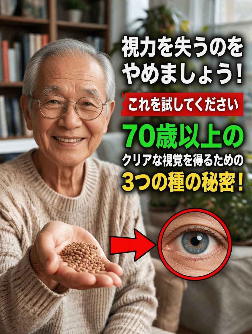 70歳を過ぎても目の快適さと視力の健康維持をサポートする可能性のある種子を使ったシンプルな毎日の習慣を発見