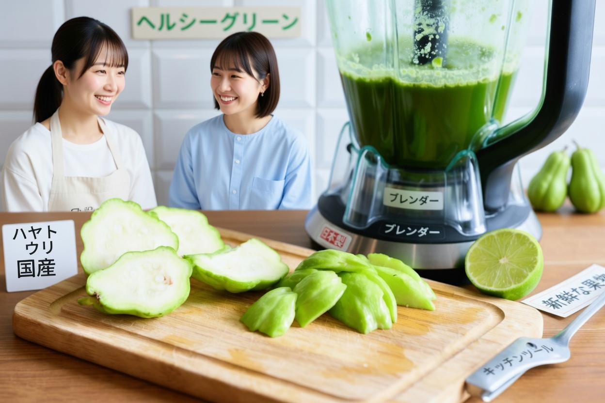 ハヤトウリ：この万能野菜の魅力と、健康習慣に手軽に取り入れる方法を紹介