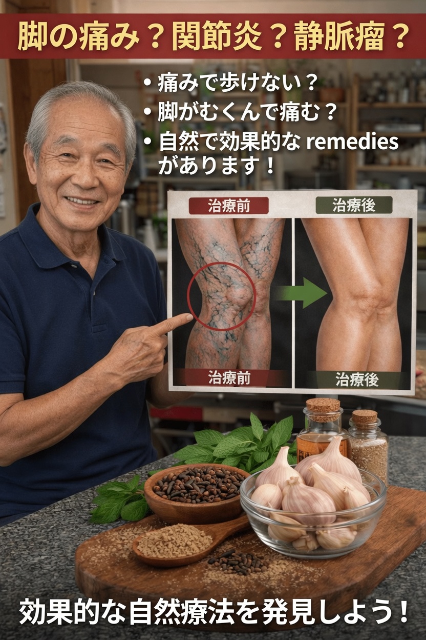 脚の快適さと健康的な血行をサポートする自然な毎日の習慣とシンプルなキッチン食材を見つけましょう