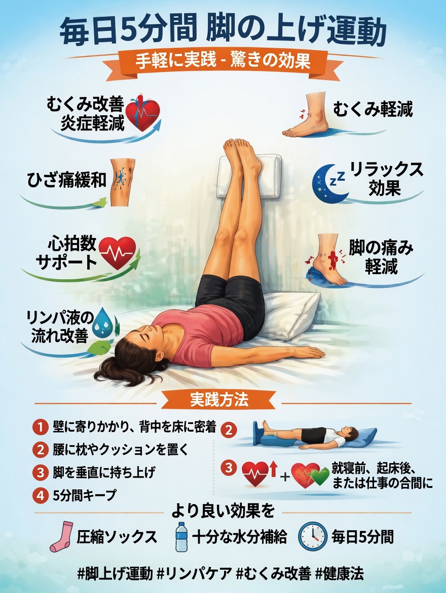 高齢者の健康的な脚の血行をサポートする可能性のある、簡単な毎日の習慣を見つけましょう