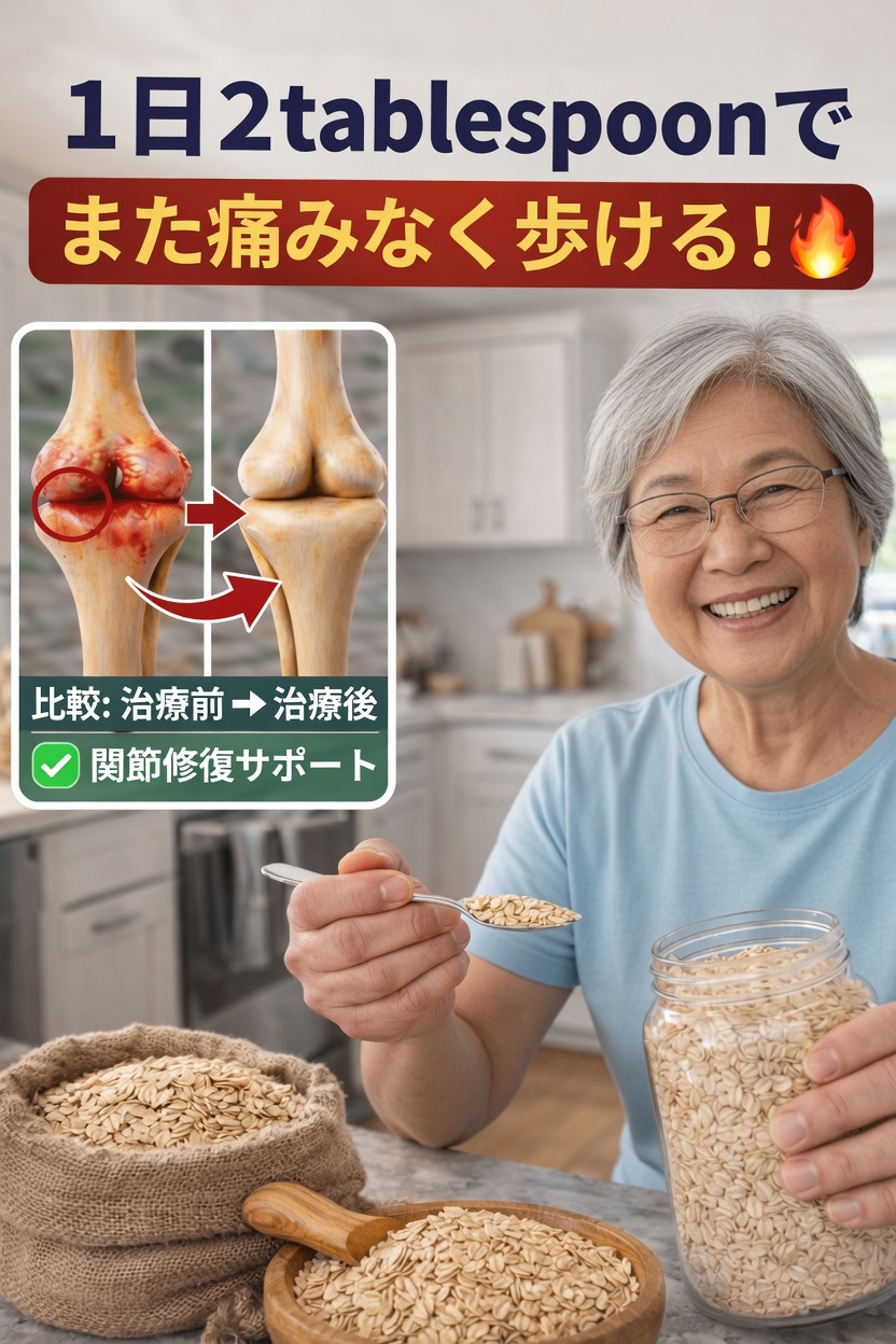 毎日オートミールを食べることは、加齢に伴う膝関節の健康維持に役立つのでしょうか?