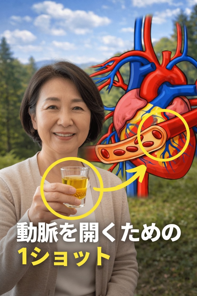 健康な心臓と動脈の働きをサポートするために多くの人が取り入れている、簡単な毎日のショットレシピを発見してください