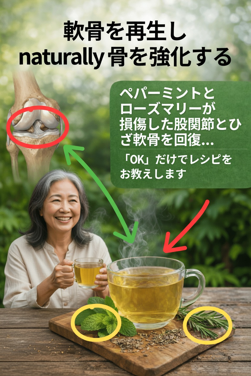 毎日の関節の快適習慣に、爽やかなミントとローズマリーのハーブティーを楽しむ方法