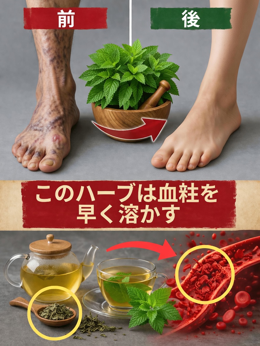 脚の健康的な血流をサポートする最も強力なハーブ