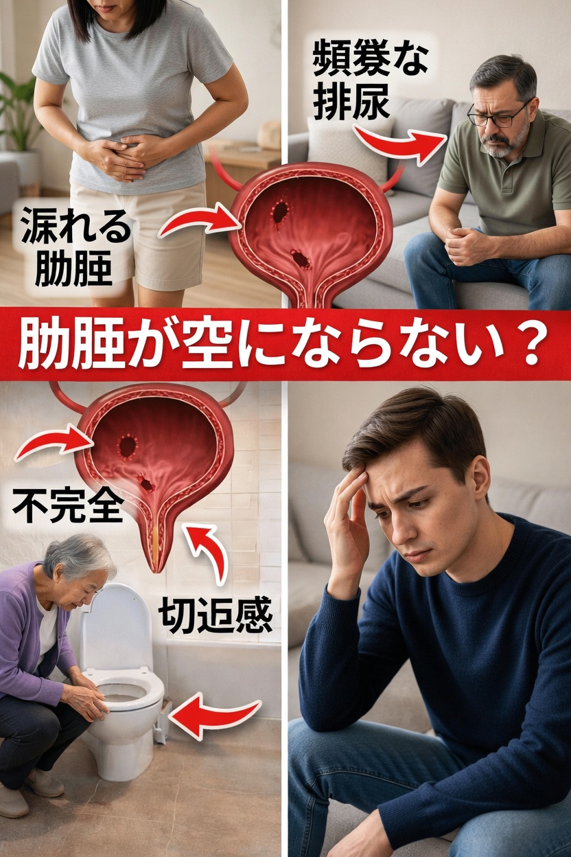 排尿後もまだ残っている感じがするのはなぜ？60歳以上の男性が今夜から試せる簡単な習慣