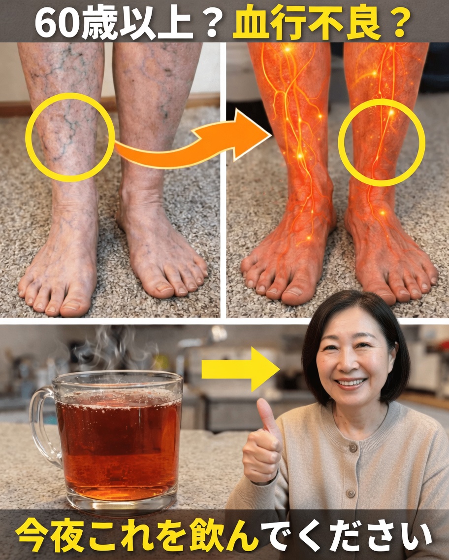 60歳以上ですか？この天然ビーツドリンクは脚への健康的な血流をサポートするのに役立つかもしれません