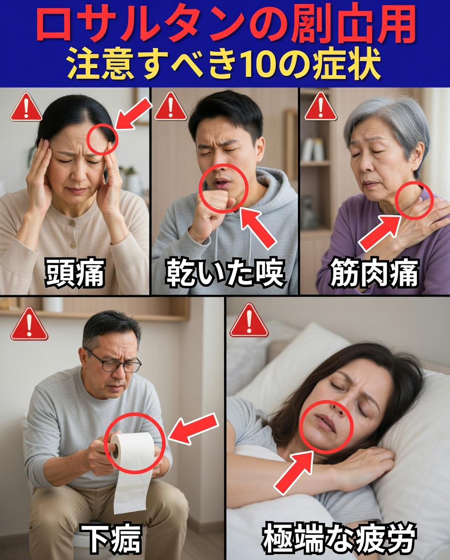 アムロジピンとロサルタンの副作用を比較：主な違いと血圧管理を改善するための実践的なヒントを解説