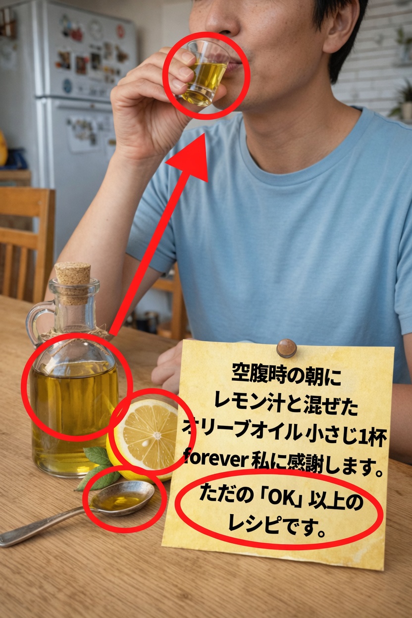 空腹時にオリーブオイルとレモン汁を飲むのは本当に試す価値があるのか？