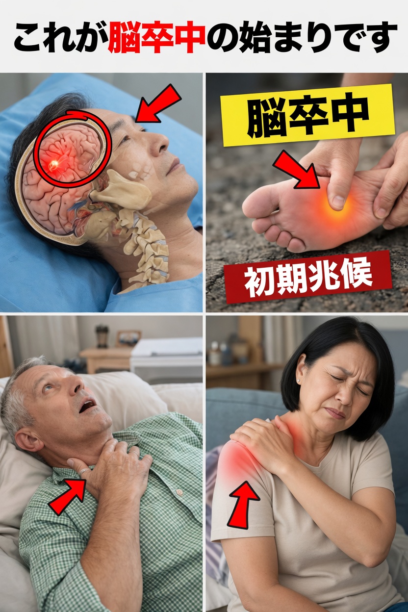 脳卒中の1か月前に現れる8つの警告サイン（そして予防するための9つの強力なヒント）