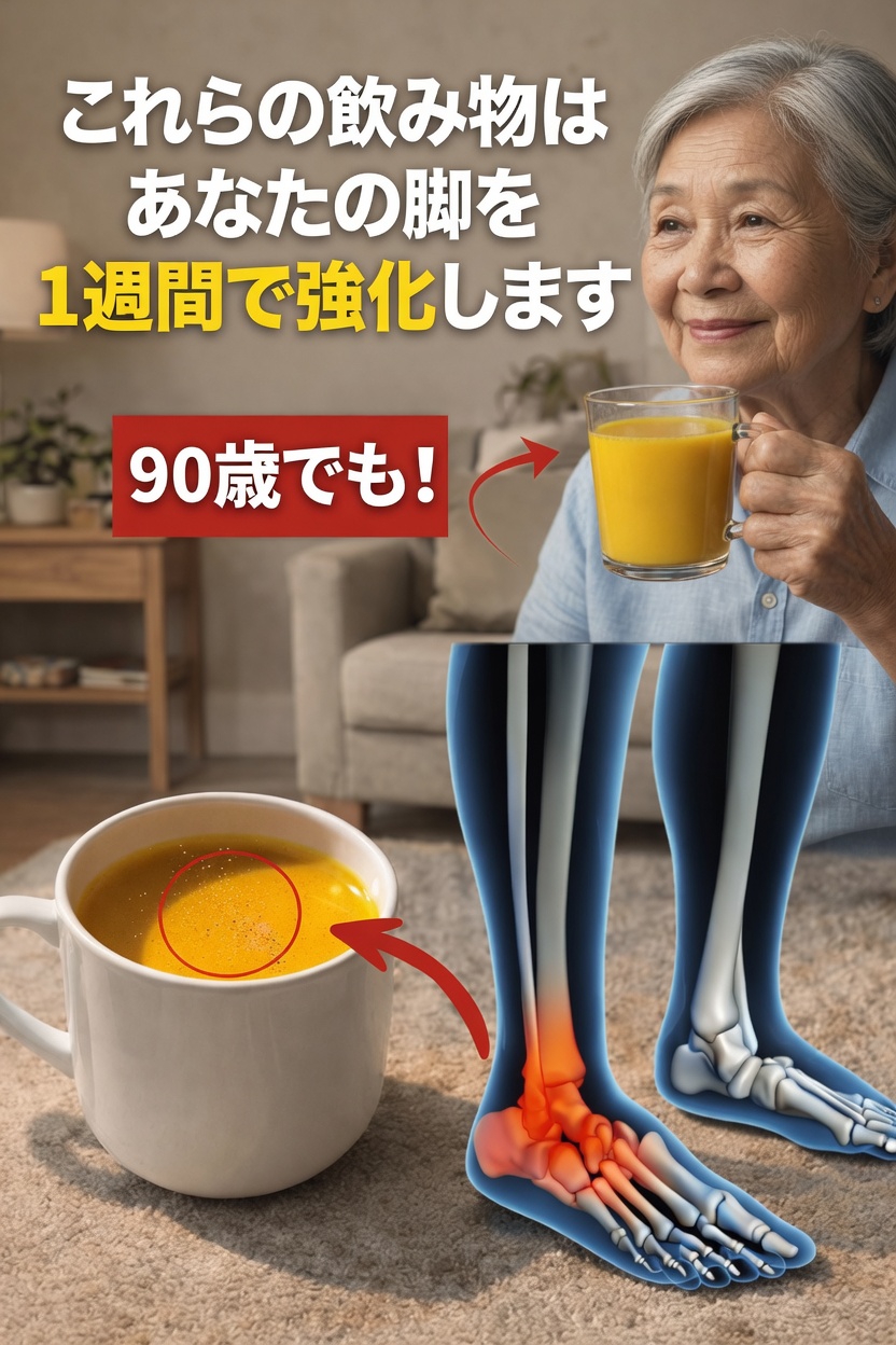 年齢を重ねても脚力と動きやすさを支える可能性がある、3つのシンプルな飲み物