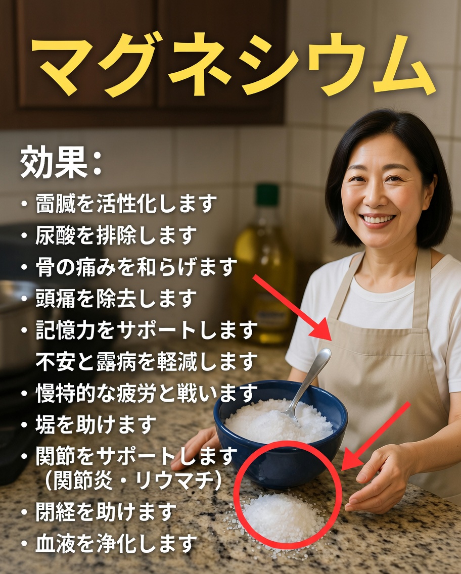 マグネシウムが毎日の健康習慣でエネルギーレベル、気分、骨の健康などをどのように支えるのか