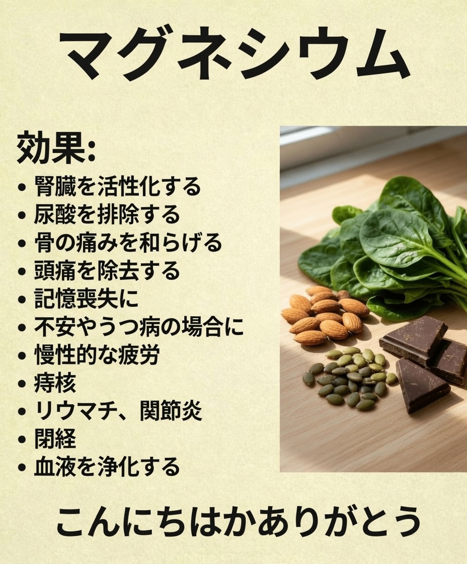 マグネシウムが毎日の健康習慣でエネルギーレベル、気分、骨の健康などをどのように支えるのか
