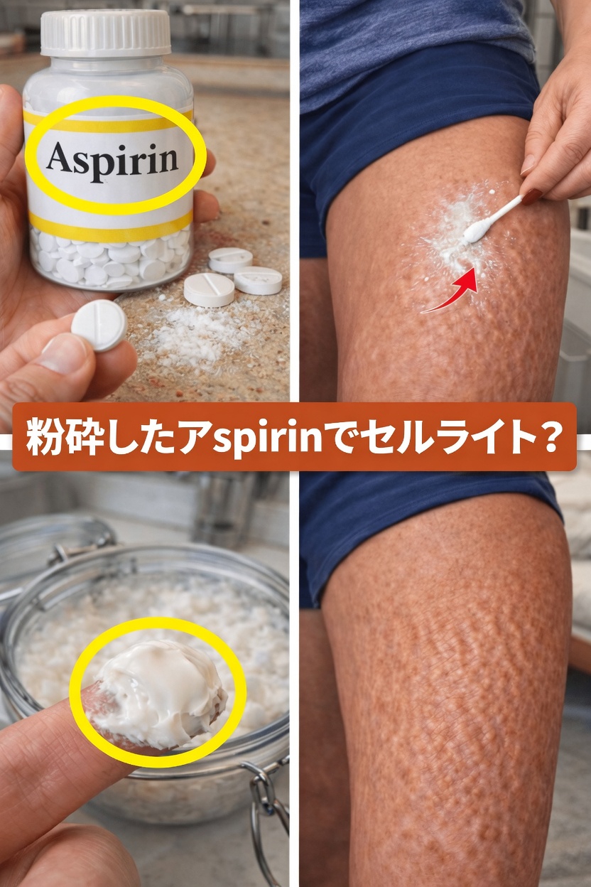 多くの女性が気になっている、スキンケアに役立つ毎日のアスピリン活用法