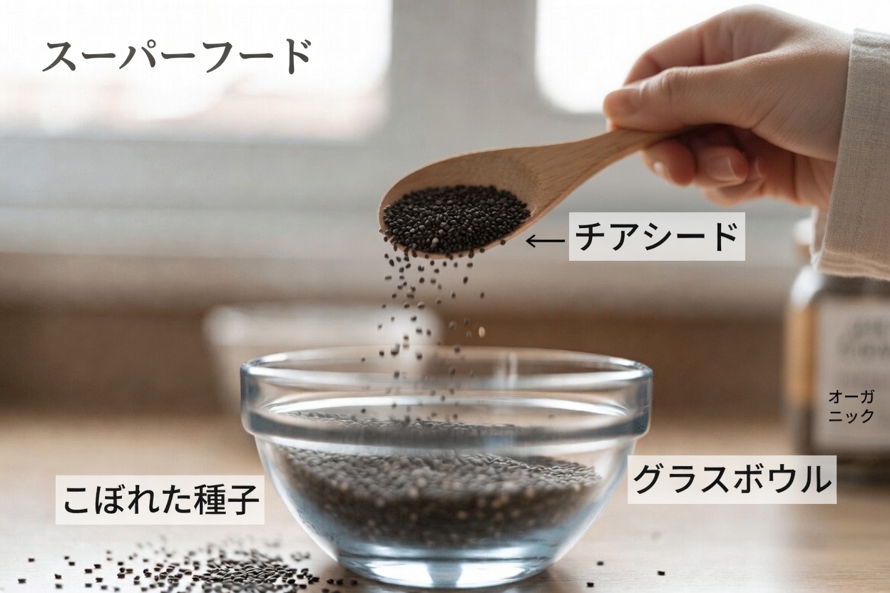 チアシードを浸すときにやりがちな5つの重大な間違いと正しいやり方