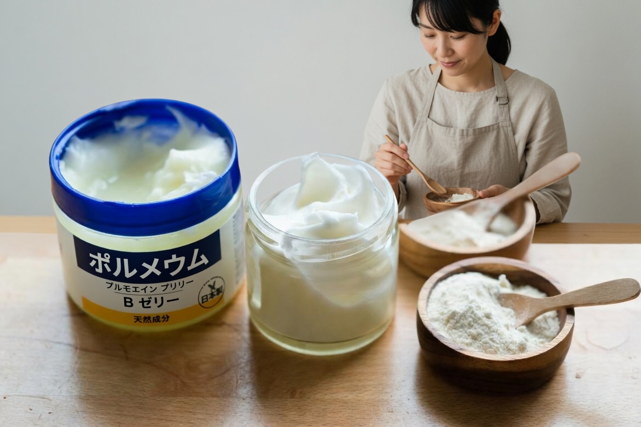 ワセリンで簡単手作り保湿剤を作って、肌をもっとやわらかくする方法