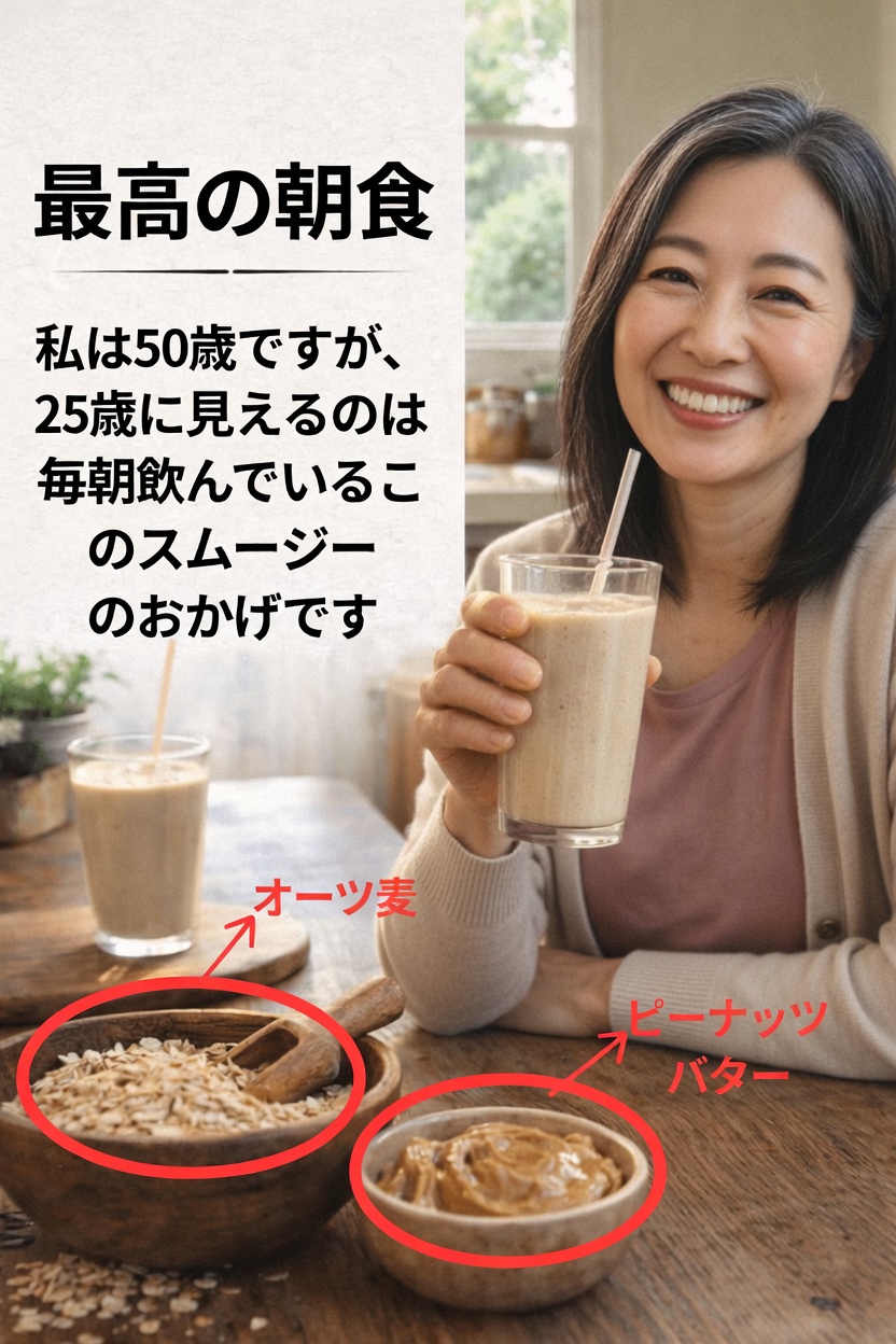 シンプルな朝のスムージー習慣が50代以降のエネルギーと健康を支える方法