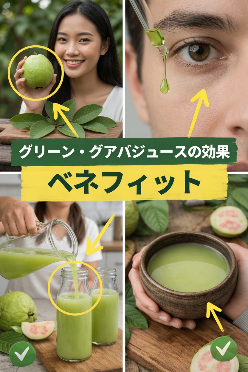 目の健康をサポートするためにグアバを毎日の習慣に取り入れる方法