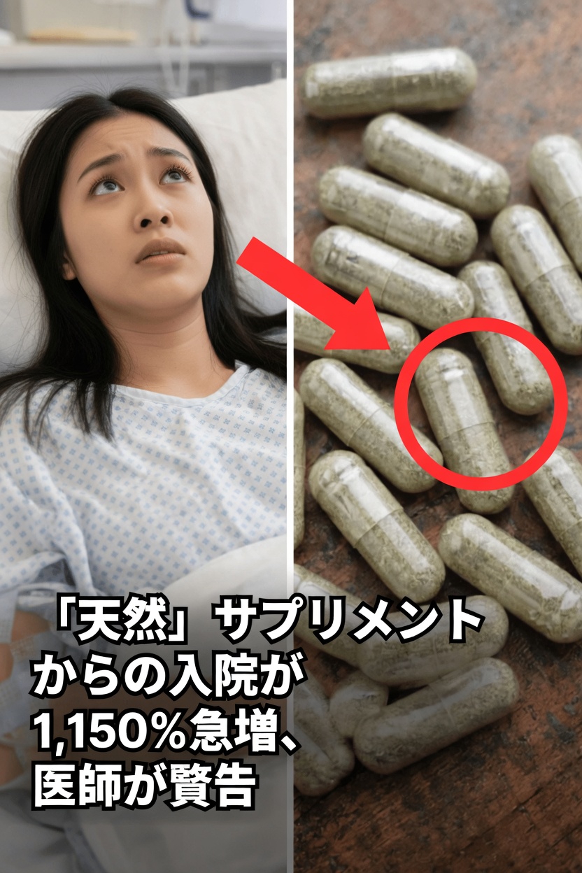 「『天然』サプリによる入院が1,150％急増した理由と、賢い向き合い方」