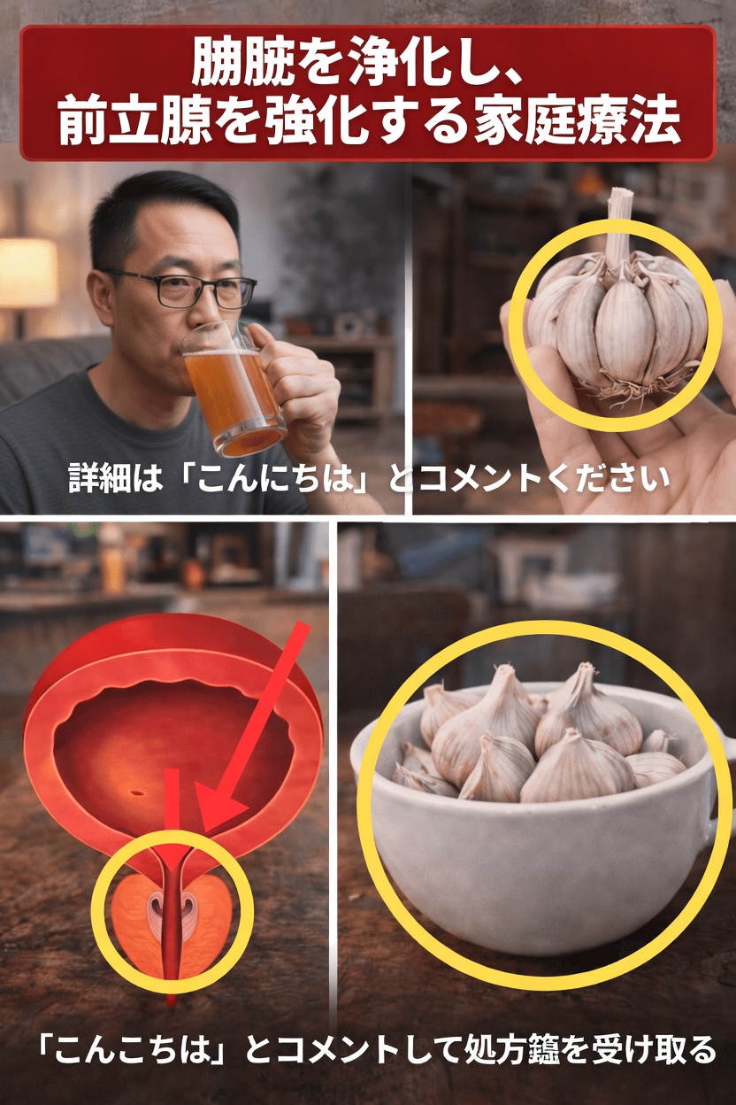 毎日、自宅で簡単にできるニンニク習慣で膀胱と前立腺の健康をサポートできるかもしれません