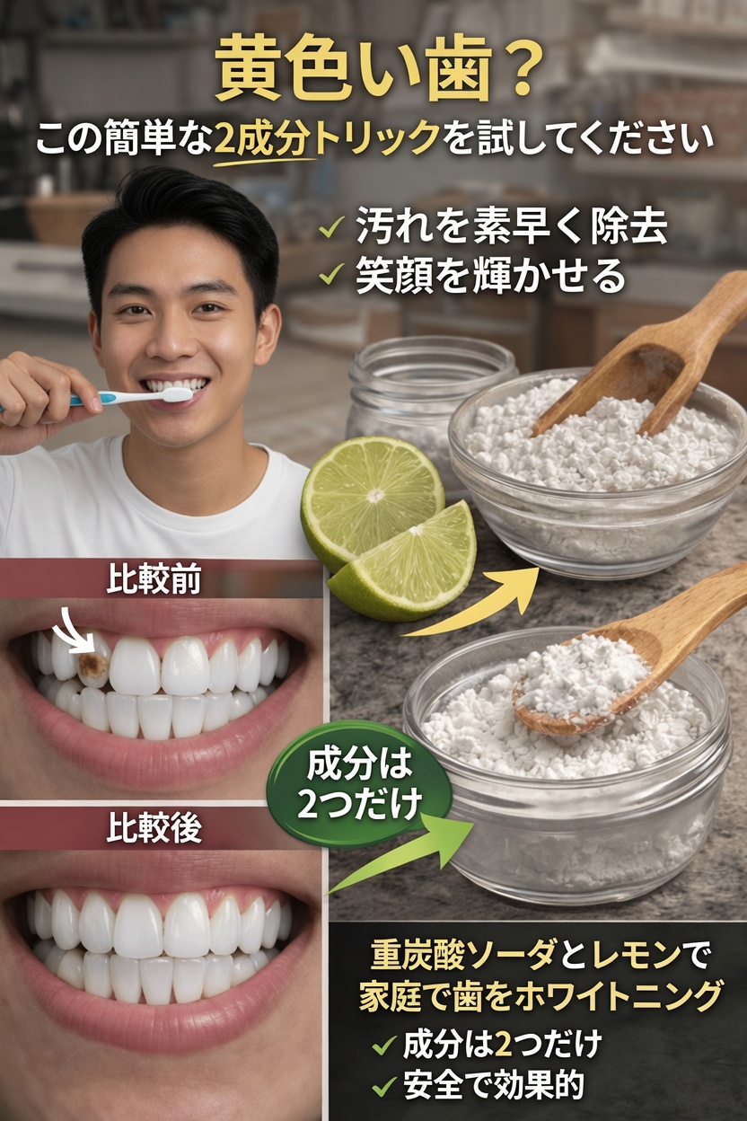 歯を白くするために重曹を使う前に必ず知っておくべきこと