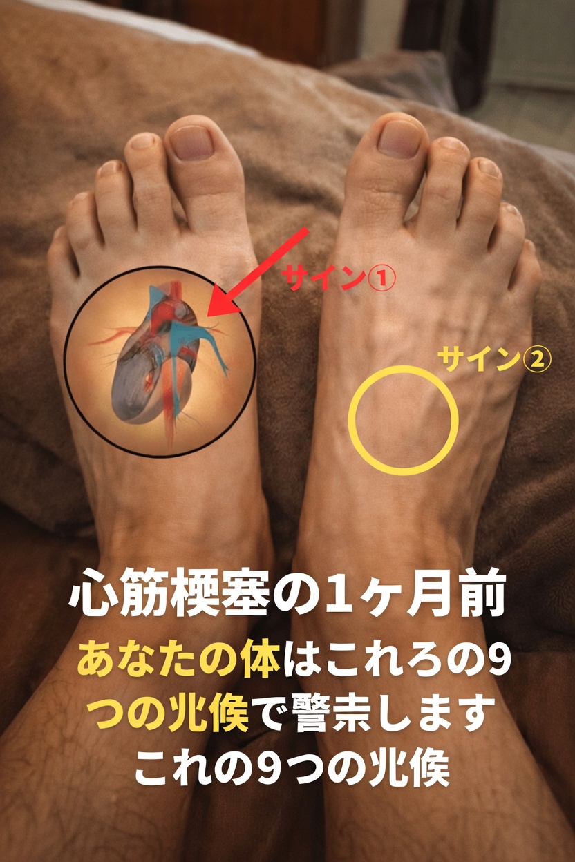 心臓発作の1か月前に体が示すかもしれない9つの兆候とは？