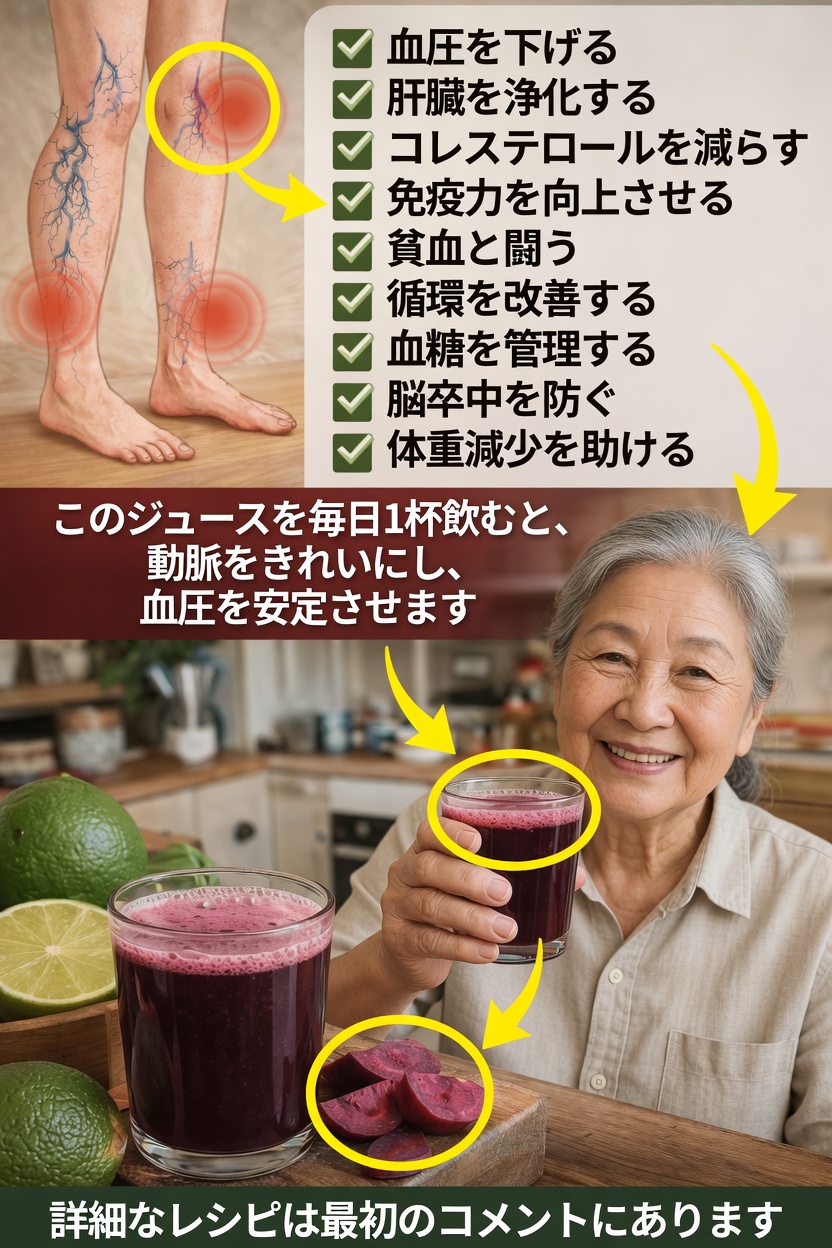 健康的な血行と血圧を自然にサポートする、毎日のシンプルなジュース習慣を発見しましょう