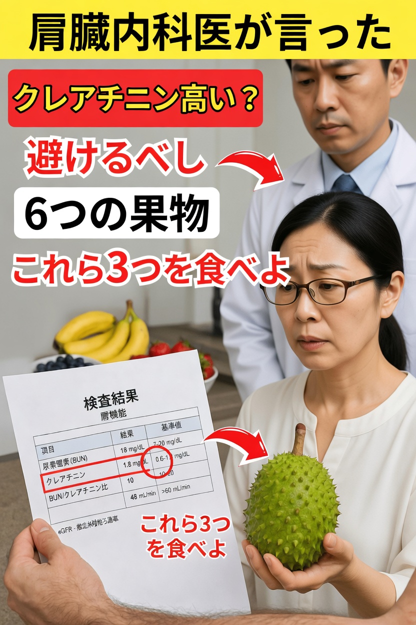 クレアチニン値が高い？控えたい6つの果物と、代わりに楽しめる腎臓にやさしい3つの選択肢