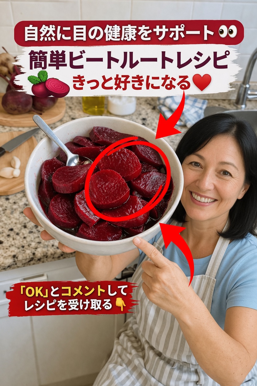 自然に目の健康をサポートする可能性がある、シンプルなビーツレシピの作り方