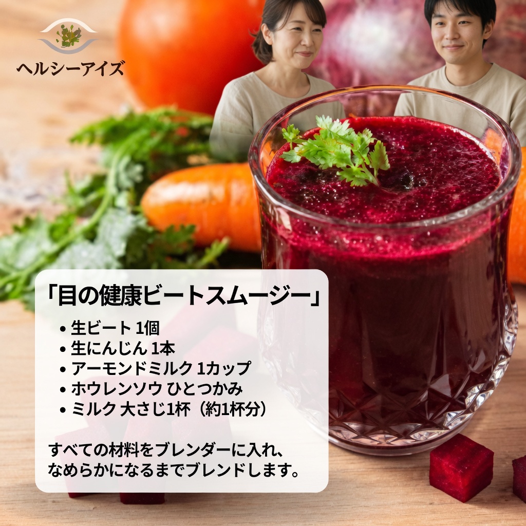 自然に目の健康をサポートする可能性がある、シンプルなビーツレシピの作り方
