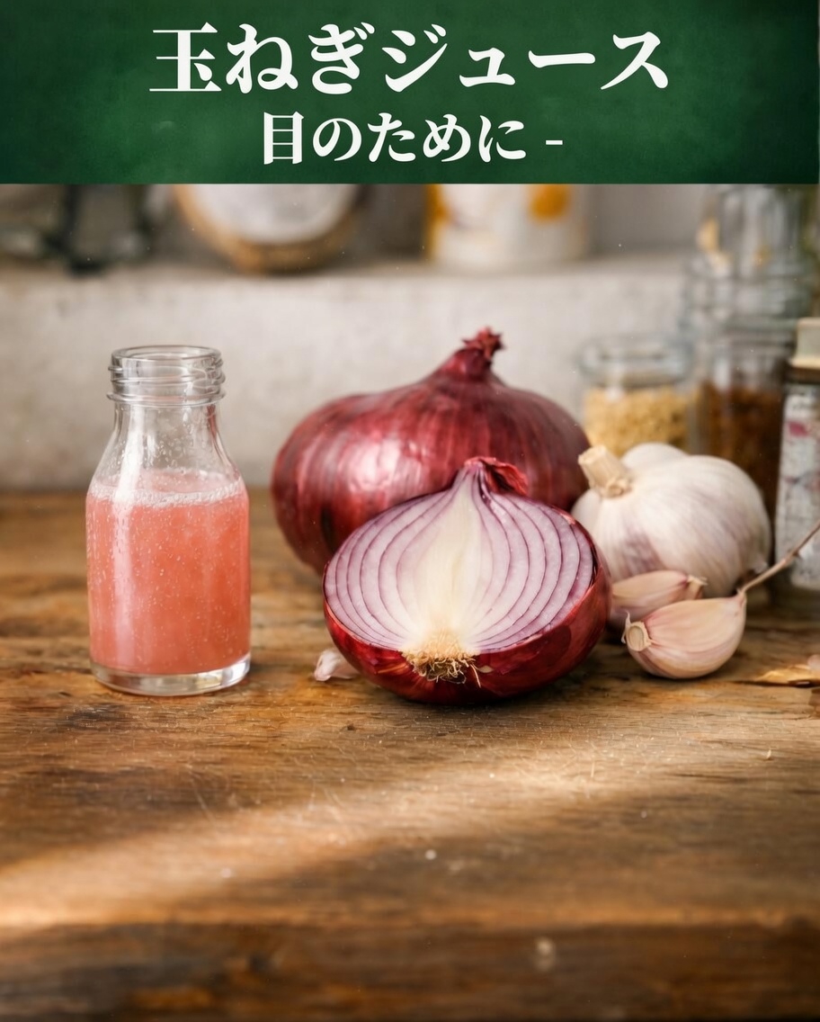 目にタマネギ汁？この身近な食材は視力の健康をサポートできるのか？