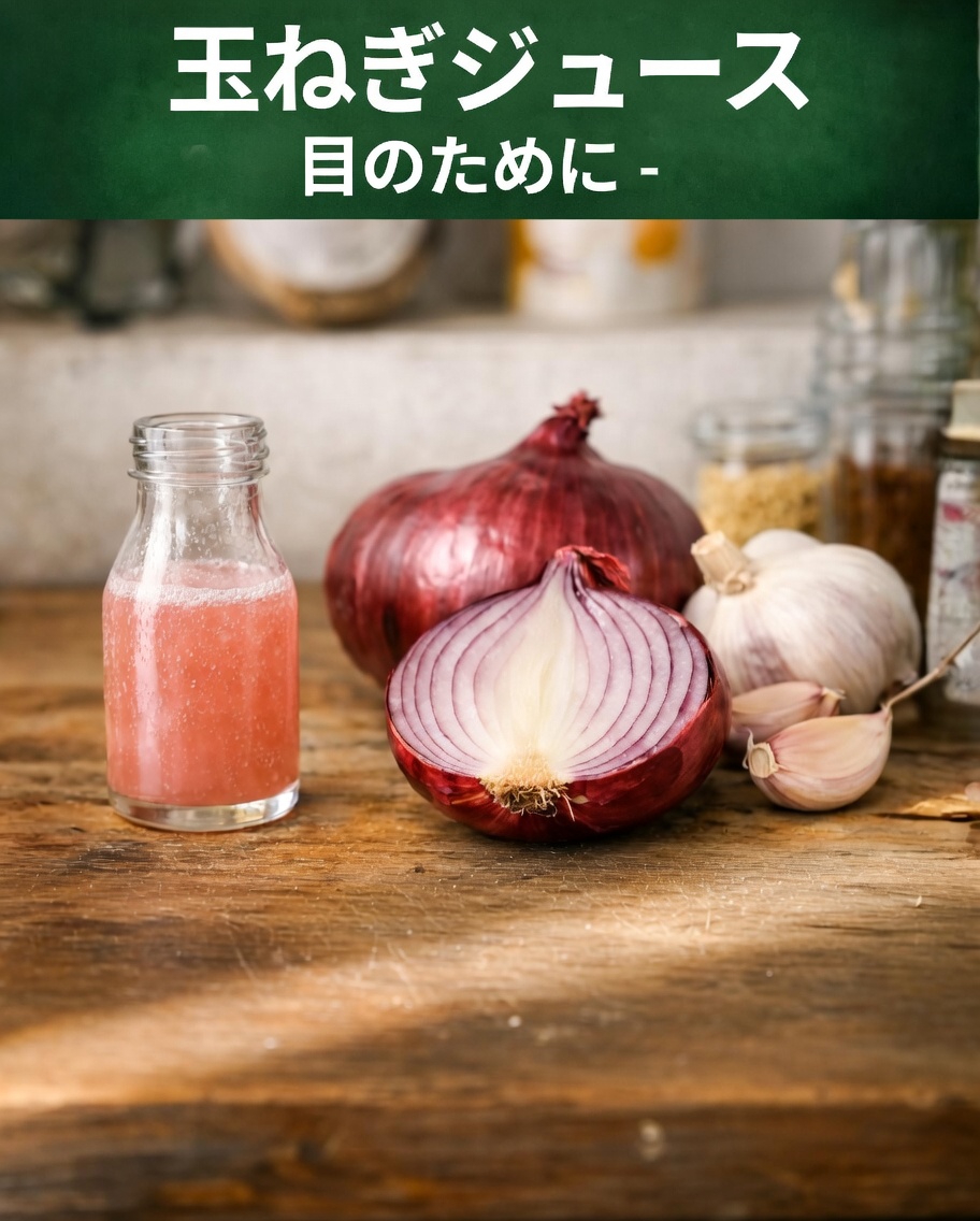 目にタマネギ汁？この身近な食材は視力の健康をサポートできるのか？