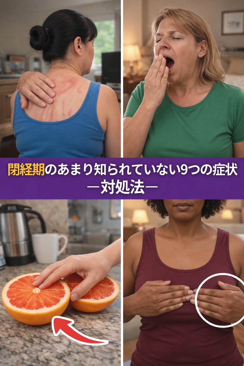 多くの女性が見落としがちな、更年期のあまり知られていない9つの症状と、毎日できる簡単な対策習慣