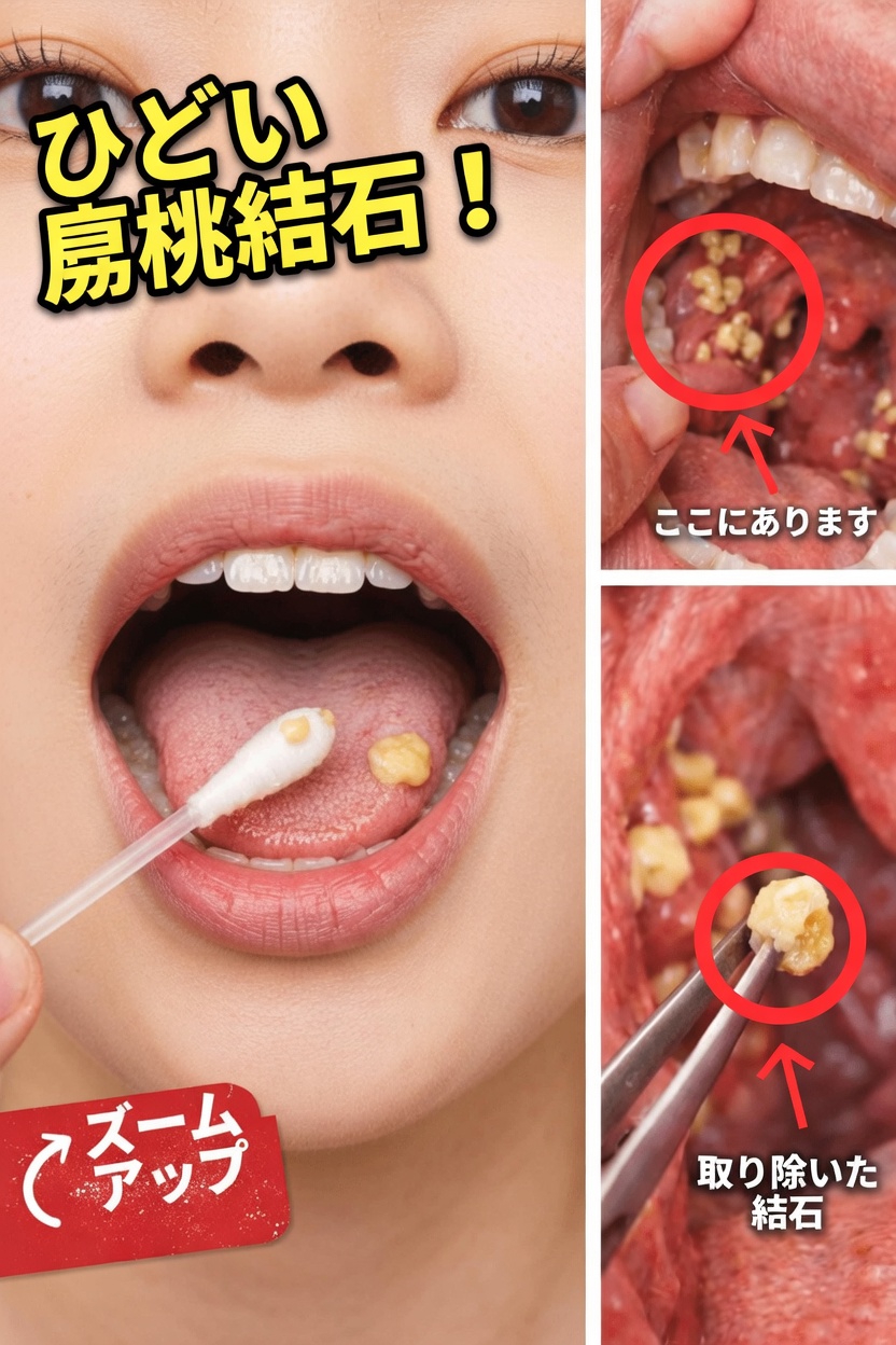 歯を磨いても口臭が消えない理由――隠れた原因は膿栓かも？