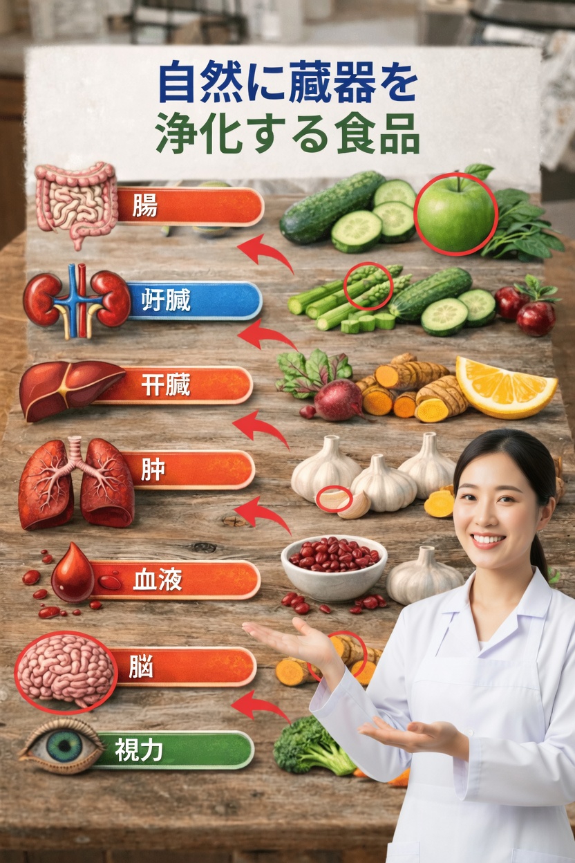 日常の食品が体の自然な浄化プロセスをどのようにサポートできるか