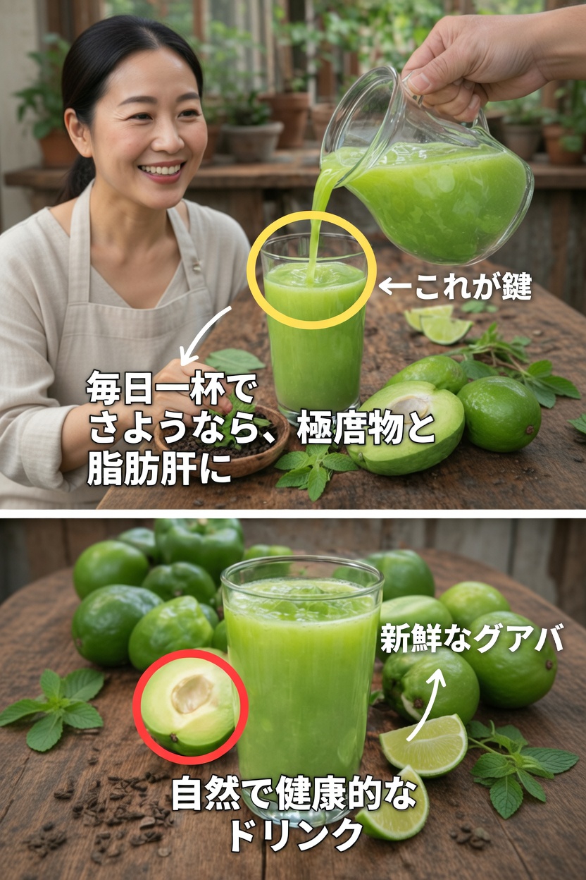 シンプルな毎日のグリーンドリンクは、本当に血行促進、血糖バランス、そして肝臓の健康をサポートできるのでしょうか？