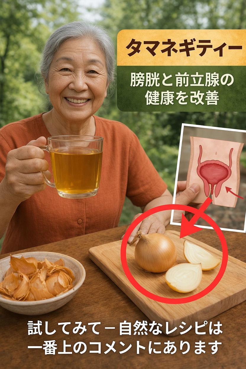 毎日の尿の快適さのために、オニオンティーを試してみましたか？