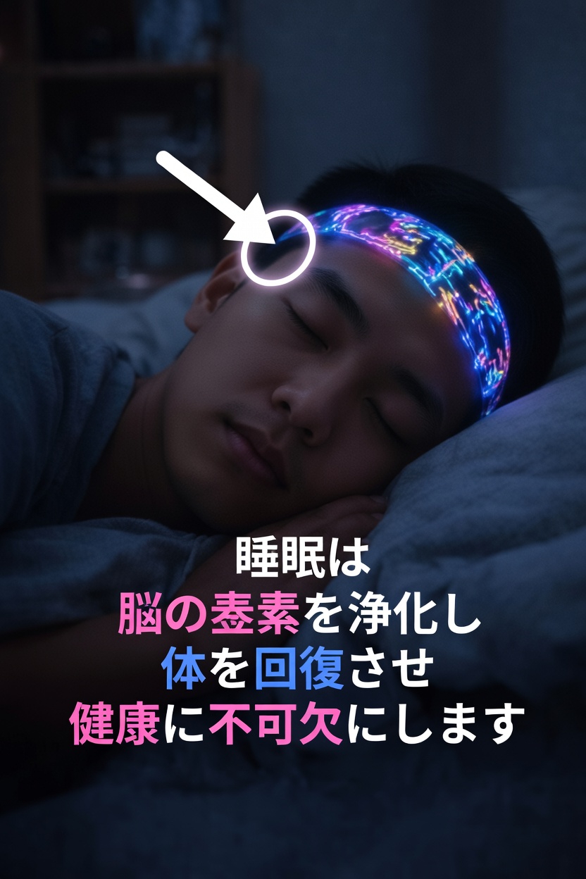 良質な睡眠が脳の自然な老廃物除去プロセスと全体的な健康をどのように支えるか