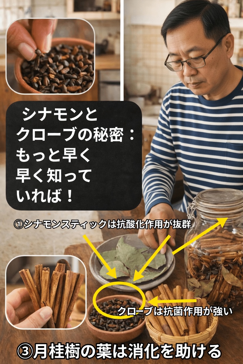 もっと早く知りたかったシナモンとクローブの日常の秘密