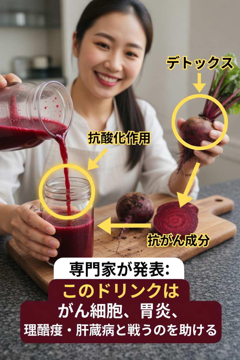 ビーツジュースの潜在的な健康効果：研究が示すことと毎日おいしく楽しむ方法