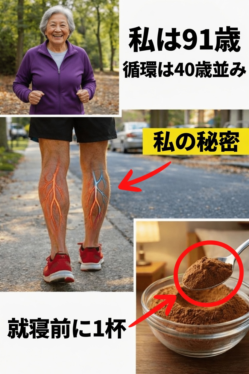 高齢者が脚と足の健康的な血行をサポートするために取り入れている簡単な就寝前の習慣